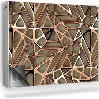 Obraz Magnetická podložka na radiátor Geometrický vzor listů 80x60