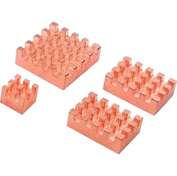 Vývojová deska Kvalitní chladiče pro vývojové desky Orange Pi Orange Pi 4 sada chladiče 2x měď, 3x hliník