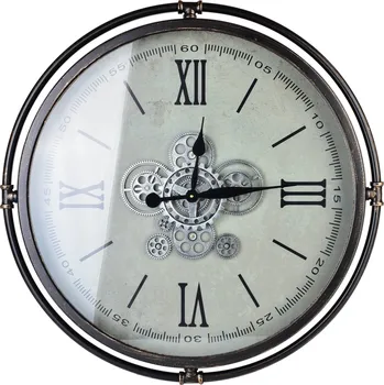 Hodiny Nástěnné hodiny RAMSEY EXTRAVAGART 80 cm černé/bílé