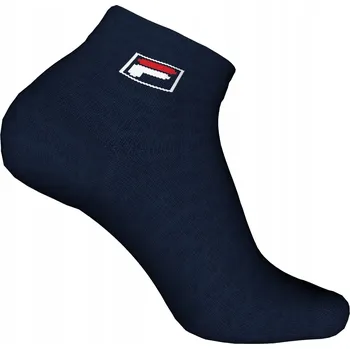 Pánské ponožky FILA F9303 kotníkové ponožky 35-38 NAVY tmavě modré 3 PÁRY, 3-BALENÍ UNISEX