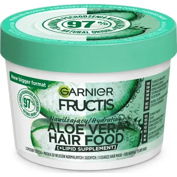 Garnier, Fructis Aloe Hair Food maska na normálne až suché vlasy 400 ml