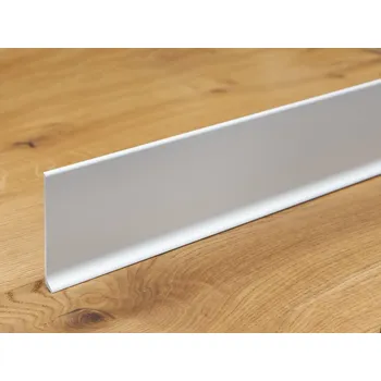 Podlahová lišta Profiltem 100 hliníková soklová lišta Midas 100x2500 Stříbrná