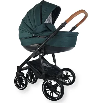 Kočárek Kočárek Firkon Vesta 67 zelenomodrá /hnědá rukojeť