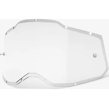 Motocyklové brýle plexi Injected Racecraft 2/Accuri 2/Strata 2, 100% (čiré, Anti-fog)