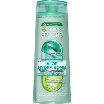 Garnier, Fructis Aloe Hydra Bomb hydratačný šampón pre normálne a dehydrované vlasy 400 ml