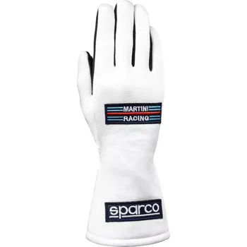 Rukavice Sparco Rukavice Martini Racing Land XS Modrá / Bílá