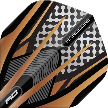 Příslušenství pro šipky Red Dragon Letky Hardcore Premium - Black & Gold RF6961
