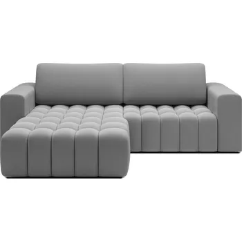 Sedací souprava Rohová rozkládací sedací souprava BONETT 250 cm Paros 05 šedá levá