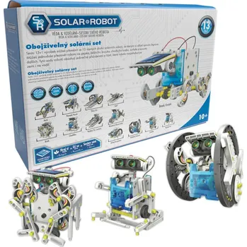 Dětské elektrovozidlo 13v1 robot na solární pohon