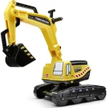 FALK Odstrkovadlo bagr žlutý s odklopným sedátkem