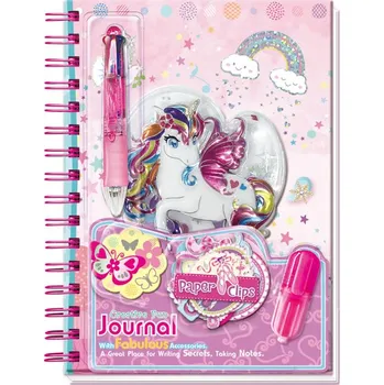 Diář Zápisník svítící ve tmě s propiskou a samolepky