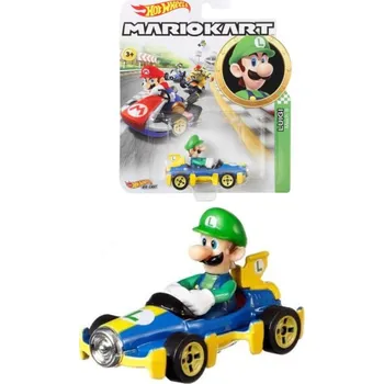 Hračka Hot Wheels MARIO KART angličák - Luigi