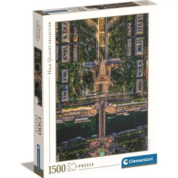 Clementoni - Puzzle 1500 Flying over Paris