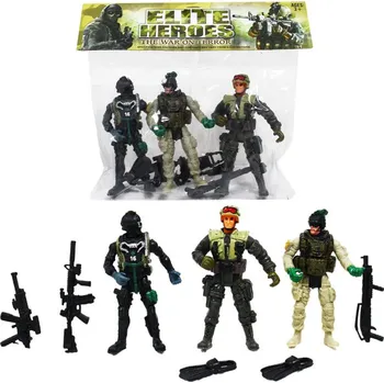 Figurka Akční figurky vojáků 3 ks serie 1