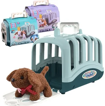 plyšák Plyšový mazlíček v přepravce - sada 15 ks