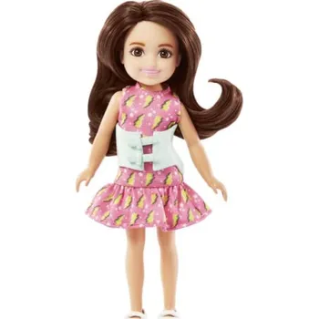 Barbie Chelsea Doll - Brunetka se zádovou ortézou