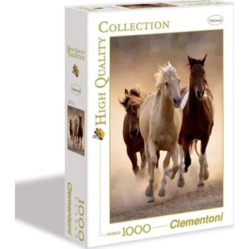 Puzzle Clementoni - Puzzle 1000 Běžící koně