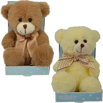 plyšák PLYŠÁKOV - Medvídek s mašlí 15 cm více druhů