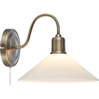 Nástěnné svítidlo Markslöjd Vela nástěnné svítidlo 1x40 W bílá-mosaz 108865