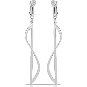 Náušnice Colibra Klipsové náušnice Abstrakce z kolekce Classic – postříbřené