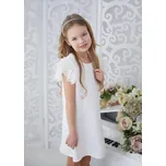 Elegantní bílé dívčí šaty Livia 146 / 11 let