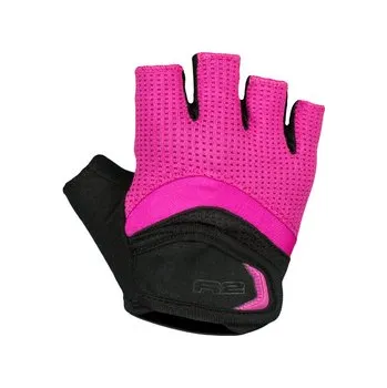 Cyklistické rukavice rukavice dětské R2 LOOP černé,růžové vel.12Y Varianta: 14Y