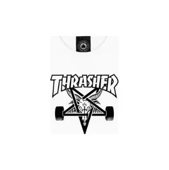 Pánské tričko Thrasher Triko Thrasher, Skategoat white 2025 Velikost: XXL