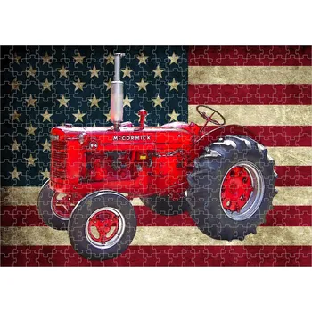 Puzzle puzzle s traktorem McCormick super W-4 300 dílků