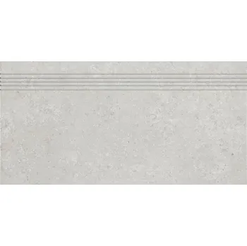 Dlažba RAKO Schodovka Rako Base světle šedá mat rektifikovaná 30x60 DCPSR432 DCPSR432