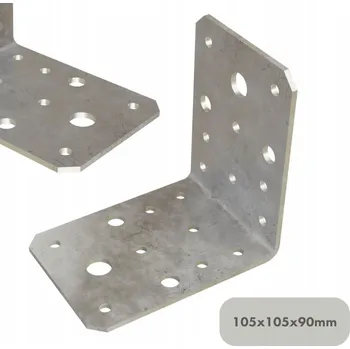 Tesařské kování Spojovací úhelníková konzola kł10 105/105/90 stalco