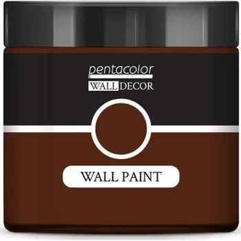 Speciální výtvarná barva Pentart Barva na zeď WALL DECOR 500 ml REZAVÁ HNĚDÁ