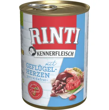 Krmivo pro psa Finnern Rinti Konzerva RINTI drubezi srdce 400g
