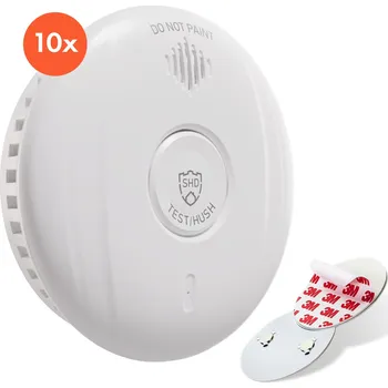 Detektor CO SHD by oneConcept, detektor kouře DOF Pro10, magnetický držák, varovný signál 85 dB, životnost baterií 10 let (10045455)