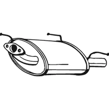 Výfukový systém Zadní tlumič výfuku BOSAL 145-339