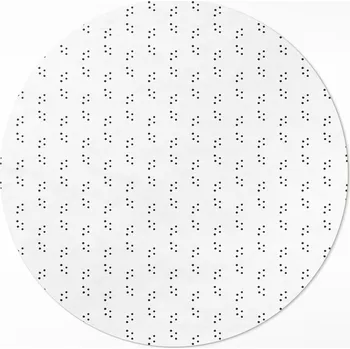 Koberec Kulatý Koberec z vinylového PVC ⌀ 130 cm Moderní moderní minimalistický vzor