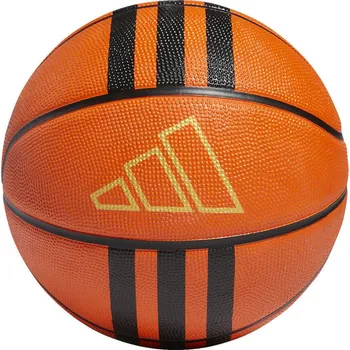 Míčový sport ADIDAS Basketbalový míč 3-Stripes Rubber X3 6 ORANŽOVÁ|ČERNÁ|ŽLUTÁ