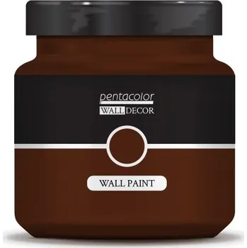 Samolepící dekorace Pentart Barva na zeď WALL DECOR 1000 ml REZAVÁ HNĚDÁ