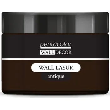 Vodová barva Pentart Lazurovací barva na zeď antique WALL DECOR 150 ml ŽLUTOHNĚDÁ