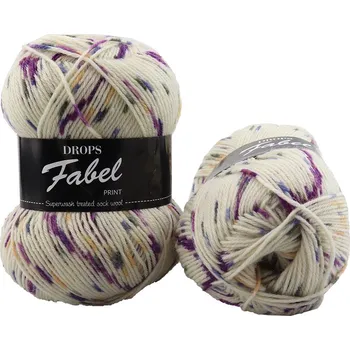Drops Fabel Print, 924