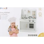 Dřevěná kuchyňka šedá