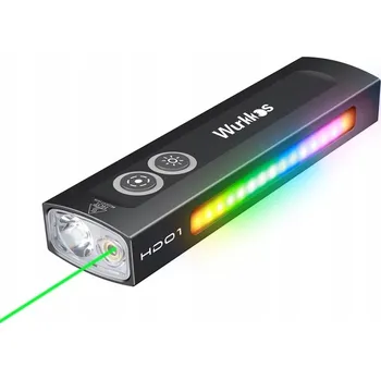 VÍCEÚČELOVÁ VÝKONNÁ Svítilna Laser LED RGBW Wurkkos HD01 1200lm akumulátor