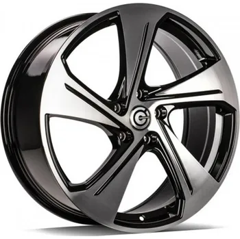 Alu kolo Carbonado Alu Kola Carbonado AQUA 8x18 5x112 ET45 Black Front Polished 57.1