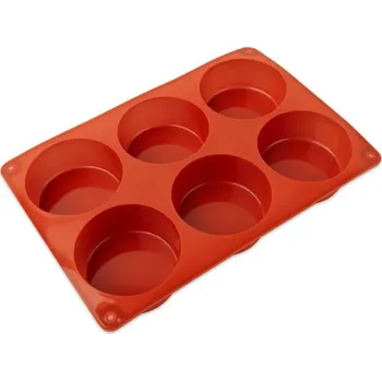 kreativní sada Silikonová forma na odlévání kreativní hmoty kruh 6 ks