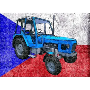 Puzzle puzzle s traktorem ZETOR 6911 300 dílků