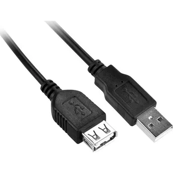 Kabel Kabel GoGEN USB, 1,5m, prodlužovací - černý