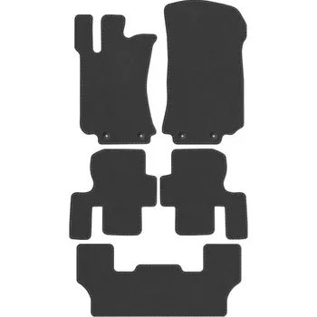 autokoberec Kobercové rohožky Edecor velurové 5 ks