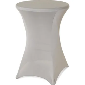 Zahradní stůl Potah pro vysoký stůl, elastický, 80 x 80 x 110 cm, šedá