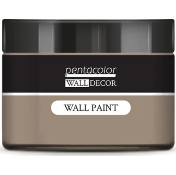 Samolepící dekorace Pentart Barva na zeď WALL DECOR 150 ml TMAVÁ BÉŽOVÁ