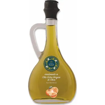 Rostlinný olej Antica Sicilia Olivový olej s pomerančovým aroma (all'arancia) 100ml
