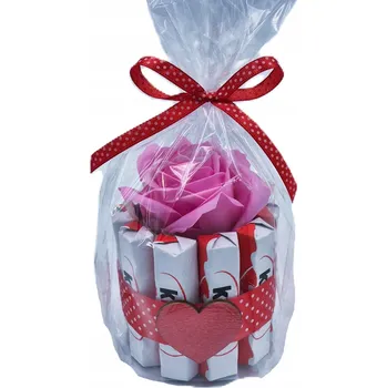 Obraz KINDER Dort koš Narozeninový sladký set Dárek ke Dni žen